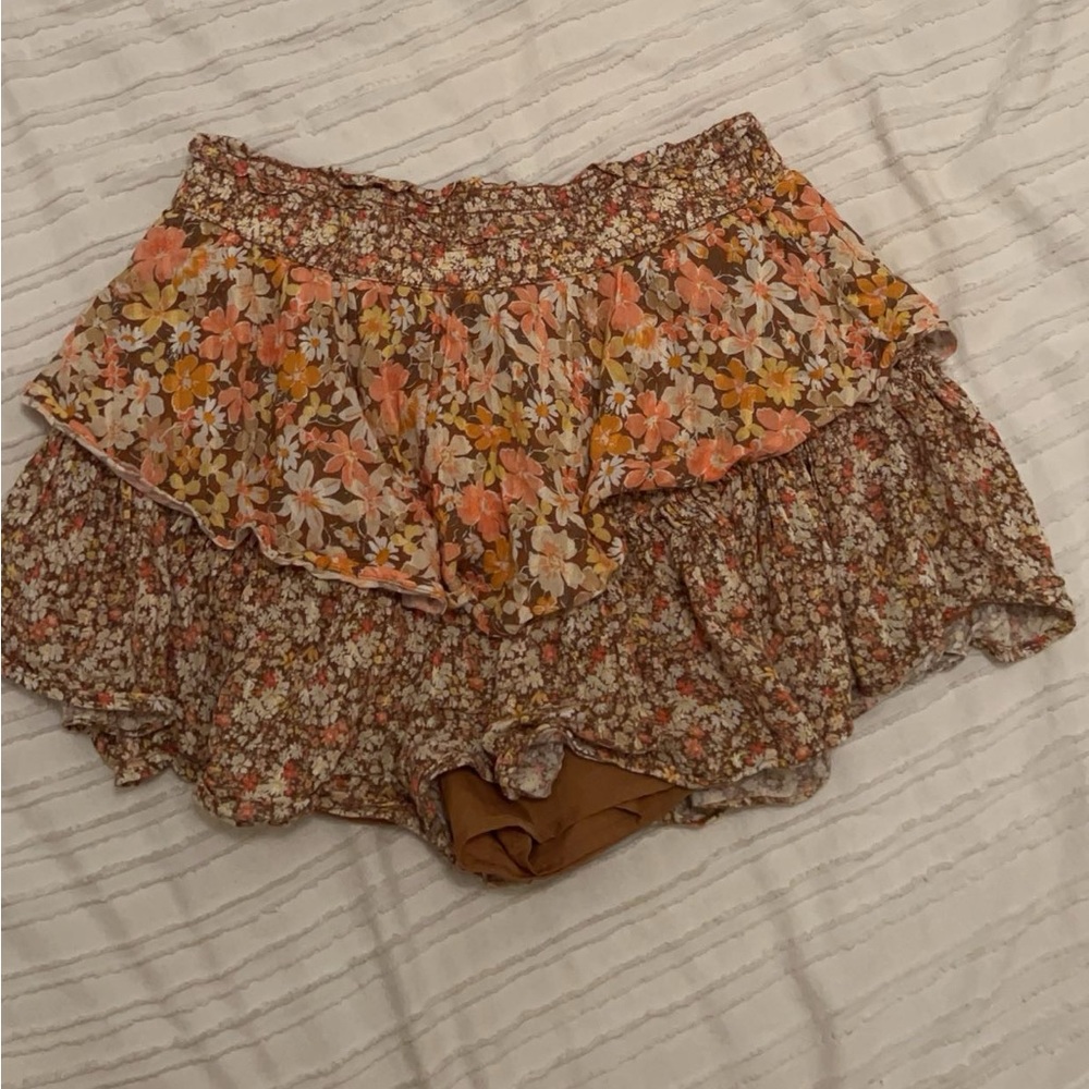 Floral american eagle skirt